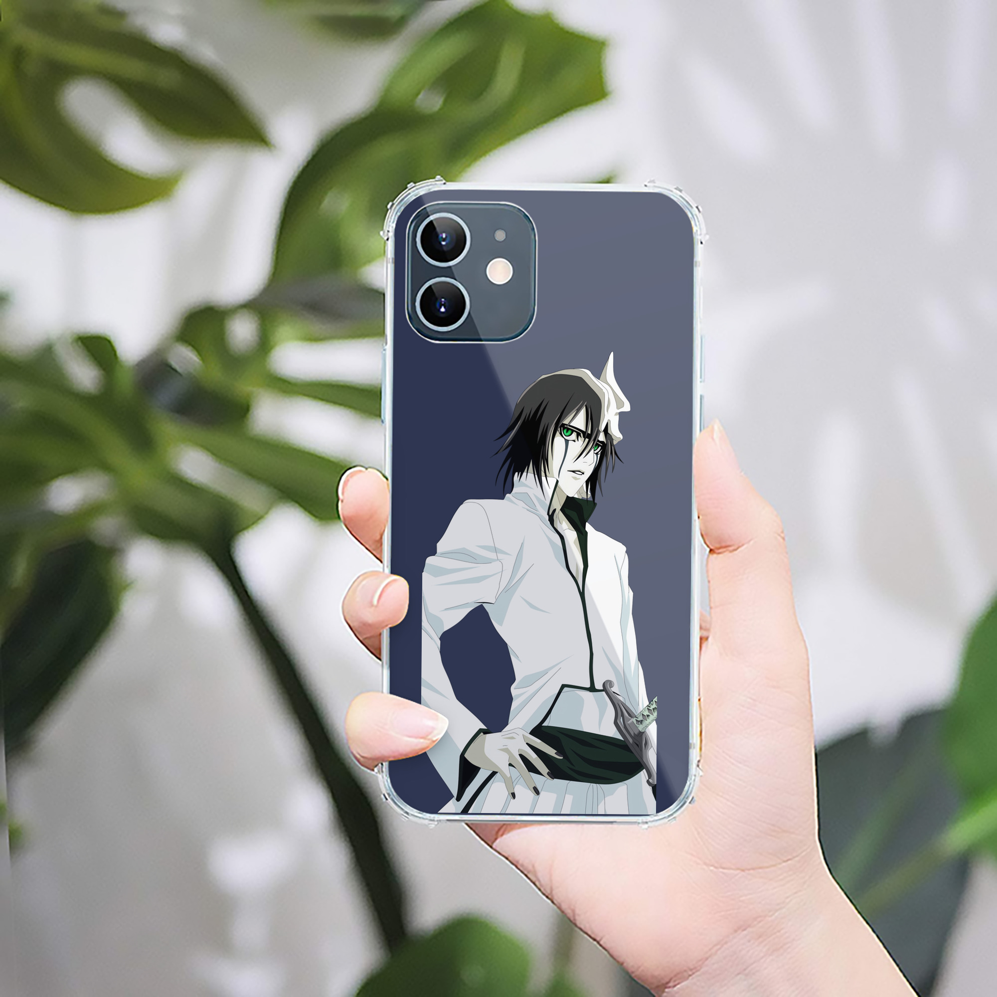 （画像用） ブリーチ ウルキオラ·シファー BLEACH Ulquiorra cifer 【iPhone 12シリーズ対応】透明スマホケース（クリアソフトケース）